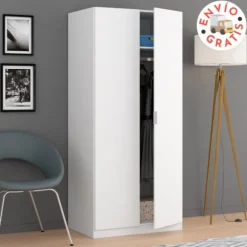 Armario Low Cost 2p largas blanco