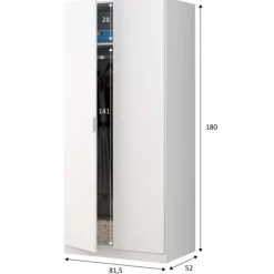 Armario Low Cost 2p largas blanco