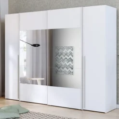 Armario Magnum 270cm blanco con lunas