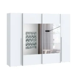 Armario Magnum 270cm blanco con lunas