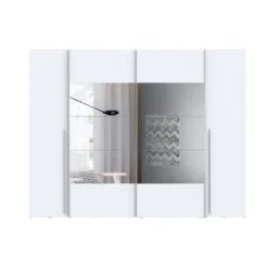 Armario Magnum 270cm blanco con lunas