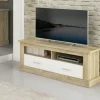 Bajo TV 2 cajones Chellén Cambria-Blanco