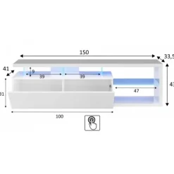 Bajo TV Led-Tech