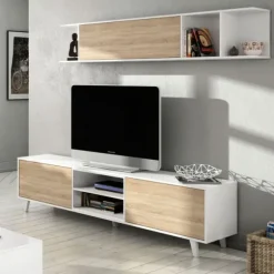 Bajo TV y estante Viena