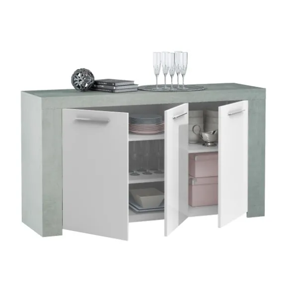 Buffet Urban 3p cemento