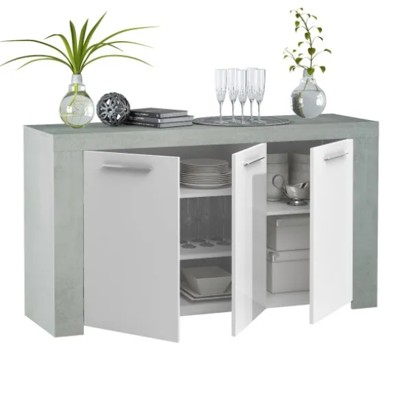 Buffet Urban 3p cemento