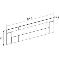 Cabecero leds modelo Rambla