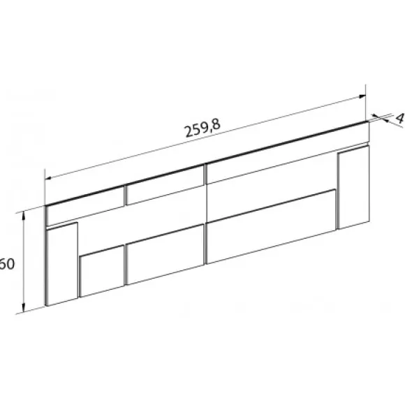Cabecero leds modelo Rambla
