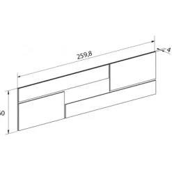 Cabecero Leds y mesitas Priego