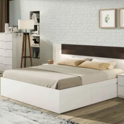 Cama Bed 4 cajones blanco artik