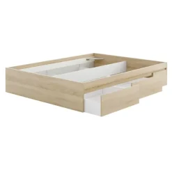 Cama Bed 4 cajones roble canadian
