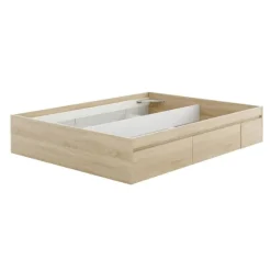 Cama Bed 4 cajones roble canadian