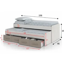 Cama compacta Ares