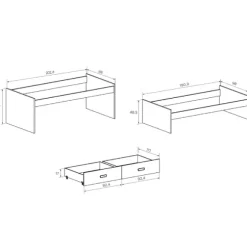 Cama compacta cajones Champions