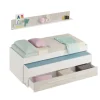 Cama doble + estante Elliot