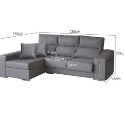 Chaiselongue Magic 235cm. C2