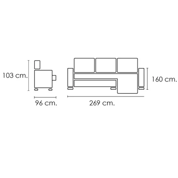 Chaiselongue Olimpo relax eléctrico