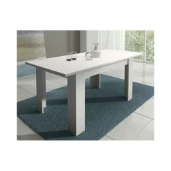 Conjunto Corfu blanca + sillas San marengo