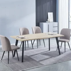 Conjunto mesa Regatta + 4 sillas Rory