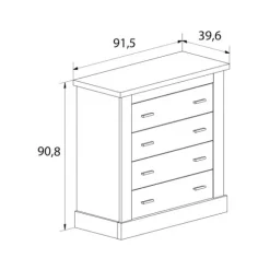 Dormitorio Chellén Cambria-Blanco 13