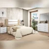 Dormitorio Monika 04 cambria - blanco