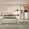 Dormitorio Monika 01 Cambria-Blanco