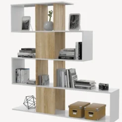 Estantería Elfos plus blanco / roble