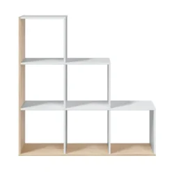 Estantería Mulk roble - blanco