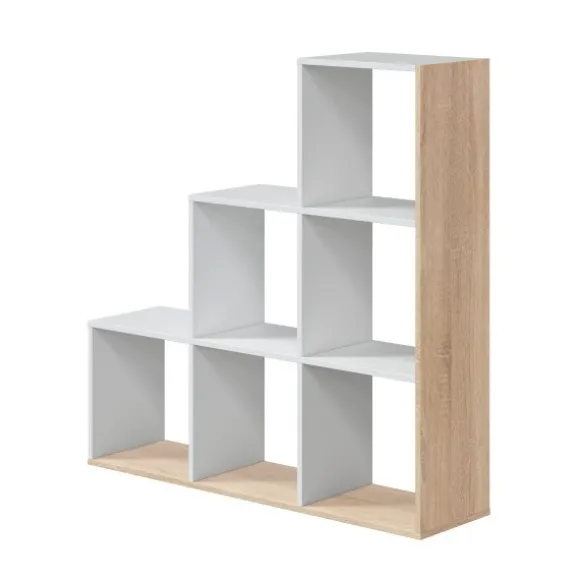 Estantería Mulk roble - blanco