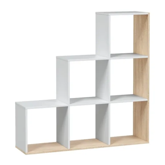 Estantería Mulk roble - blanco