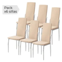 Juego de 6 sillas Sakura