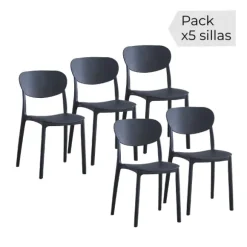 Juego de 5 sillas Videl