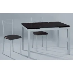 Mesa Bisbe negra de cocina