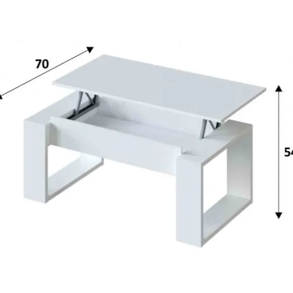 Mesa centro elevable Urban