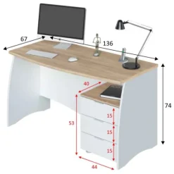 Mesa con buc Argon