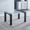 Mesa cristal sensei negra