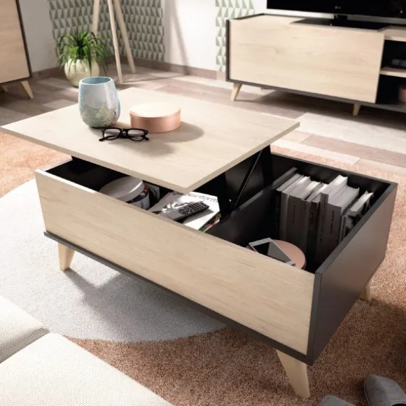 Mesa de centro elevable Ness