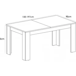 Mesa extensible Lena