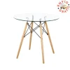 Mesa redonda cristal 80 Vintage