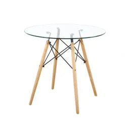Mesa redonda cristal 80 Vintage