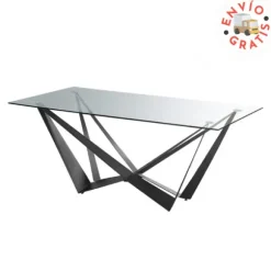 Mesa W acero negro