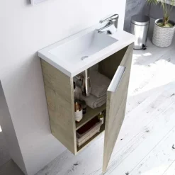 Mini mueble baño con espejo