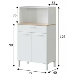Mueble auxiliar cocina Fast