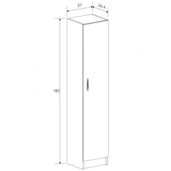 Mueble multiusos 1 puerta aura