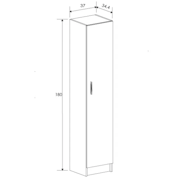 Mueble multiusos 1 puerta aura