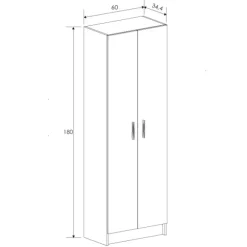 Mueble multiusos 2 puertas aura