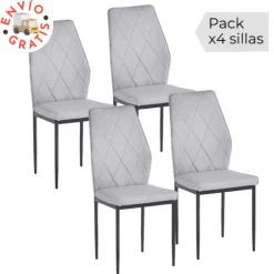 Pack 4 sillas Ambler