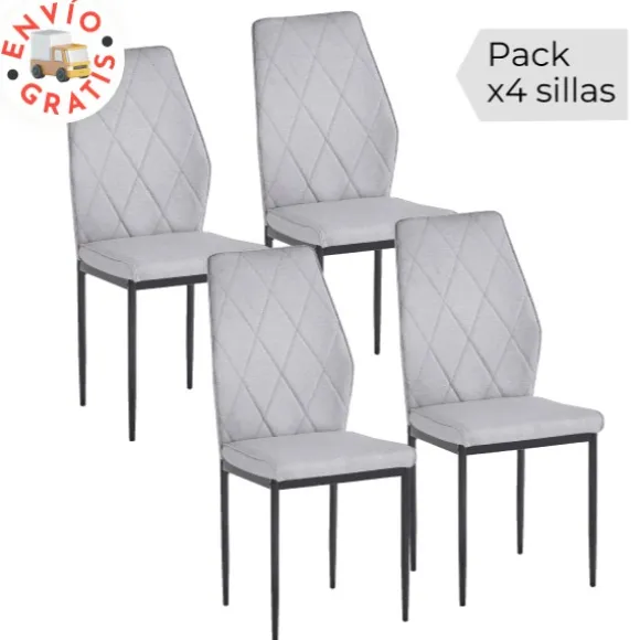 Pack 4 sillas Ambler