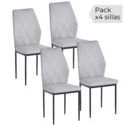 Pack 4 sillas Ambler