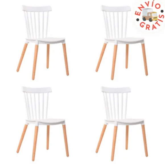 Pack de 4 sillas Alna
